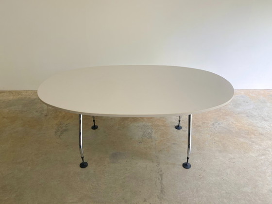 Vitra Ad Hoc Ovale Design Tisch von Antonio Citterio – Esstische, Aluminium, lamine, Modern (photo 8 of 12)
