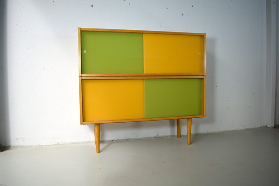 Image 1 of Modulaire Hellerau dressoirkast uit de jaren 70, vintage kledingkast