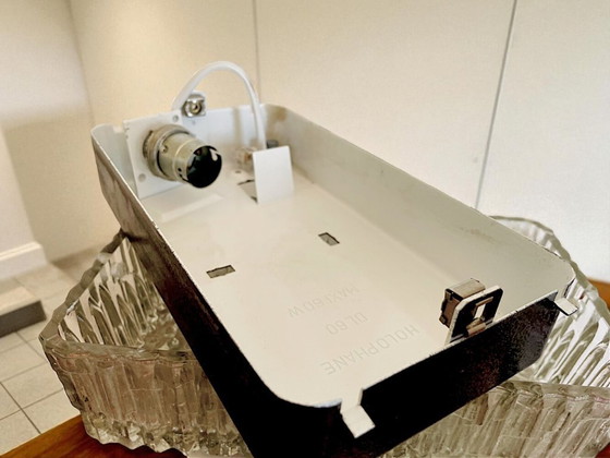 Image 1 of Rechteckige Wand- oder Deckenleuchte mit bündiger Glasfassung