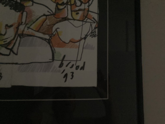 Image 1 of Drawing/aquarelle Herman Brood