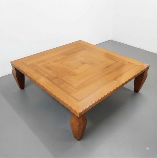 Mesa de centro Giorgetti Magna, diseño Leon Krier – salontafels, Wood