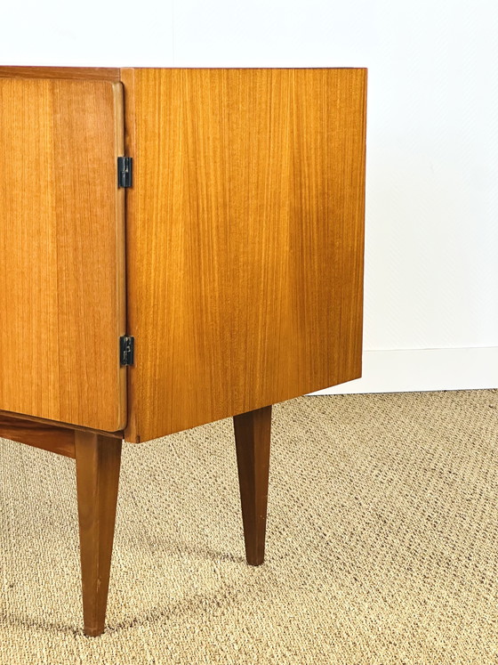 Image 1 of Minimalist Scandinavian teak sideboard, 1960s