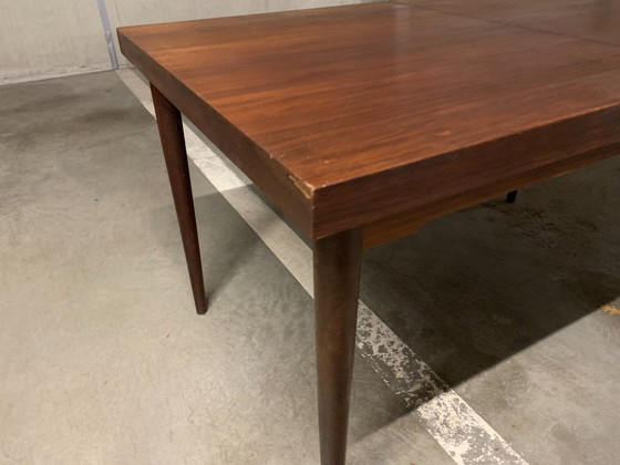 Image 1 of Grande table à manger extensible Louis van Teeffelen pour Webe