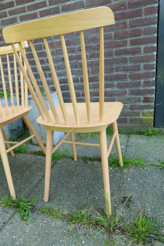 TON / Thonet Set di 4 sedie da pranzo 'Ironica' in legno chiaro – Wood (photo 7 of 11)