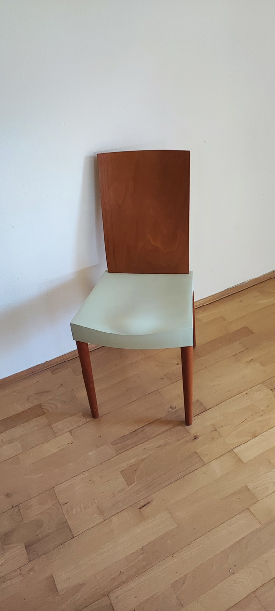 Image 1 of PHILIPPE STARCK – Kartell 4874 “Miss Trip” – Cereza / Verde salvia.