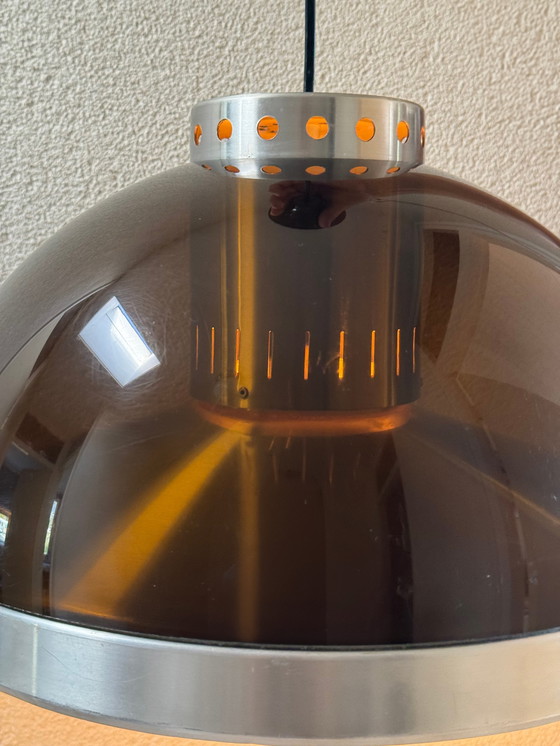 Image 1 of Retro Dijkstra Lampen Globe Pendant Lamp Brown - Space Age