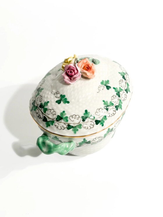 Scatola in Porcellana Herend Motivo Prezzemolo, Anni '50 – Stoviglie (photo 4 of 6)