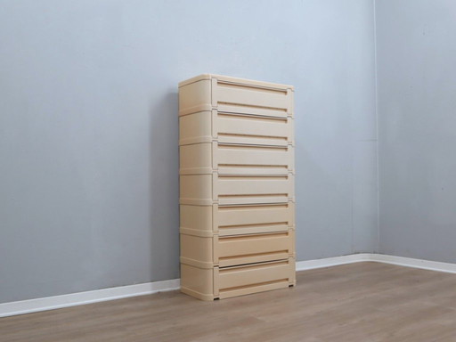 Kartell 4963 modular storage system by Olaf Von Bohr 1970s