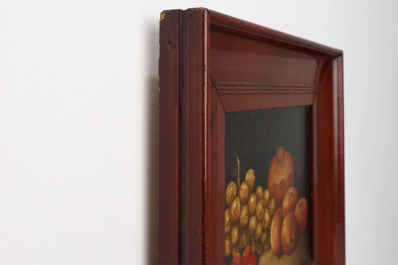 Image 1 of Dipinto ad olio su tavola del XVIII secolo, natura morta, Paesi Bassi