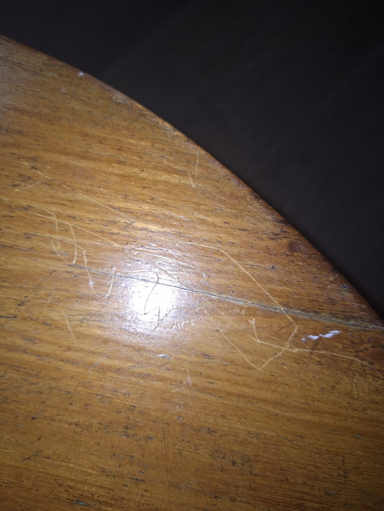 Image 1 of Mesa de centro única de ratán y bambú de la década de 1950