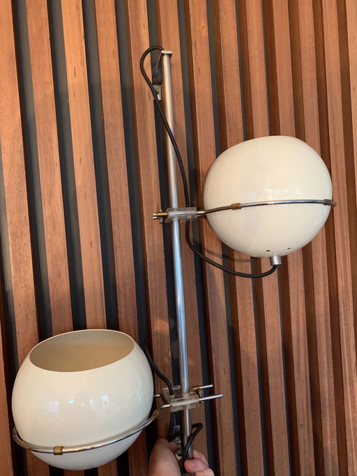 Vintage Gepo Wandleuchte creme