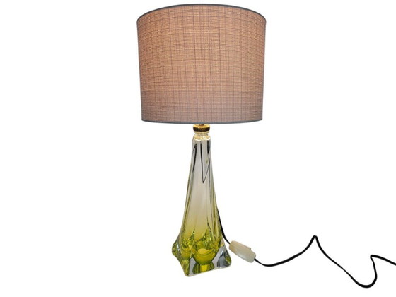 Image 1 of Christalleries de Val St Lambert - Belgio - cristallo - trasparente - verde - anni '70