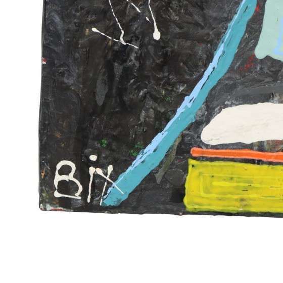 Pittura Astratta Gufo su Tela Arte Contemporanea 55cm – Dipinti e disegni, Canvas (photo 10 of 15)