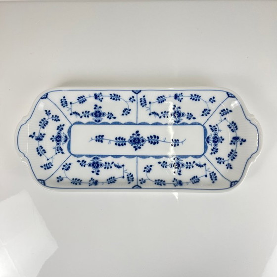 Image 1 of Piatto da torta in porcellana blu, Heinrich, Germania