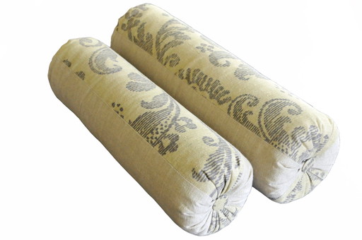 Coussins en lin Mid-Century, lot de 2