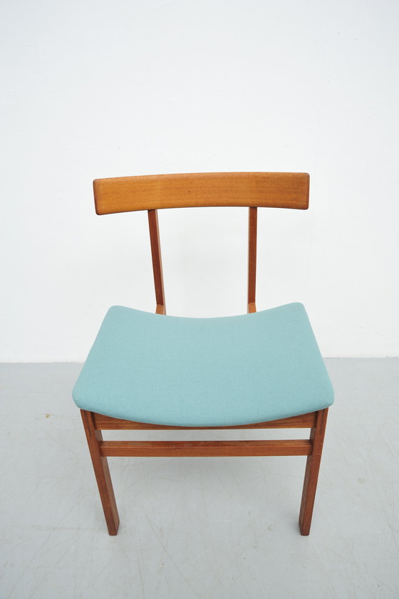 Image 1 of Model 193 teak dining chair by Inger Klingenberg for France & Son (1950s)