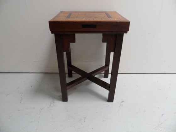 Amsterdam School Oak Side Table – Wood (photo 4 of 10)