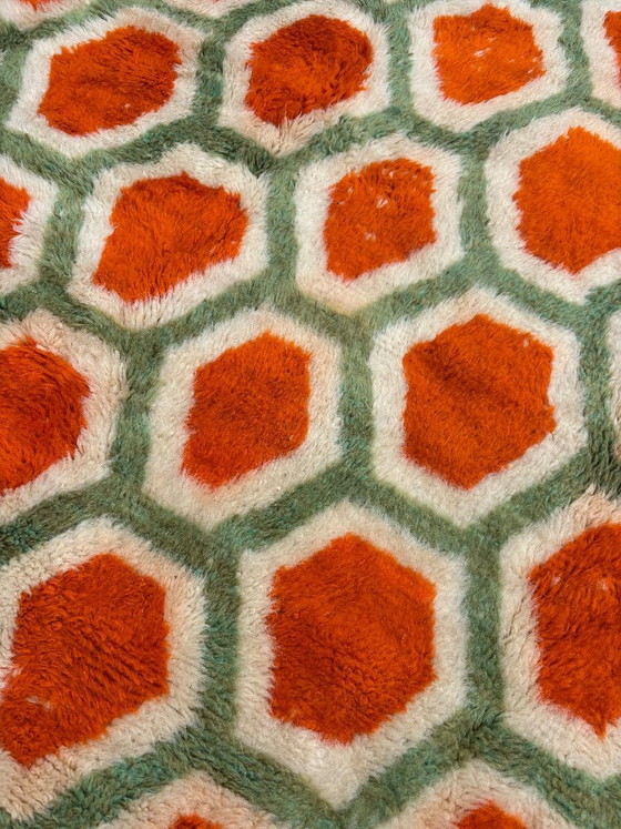 Image 1 of Marokkaans tapijt stijl Seventy, Marokkaans interieur woonkamer 220x300 cm