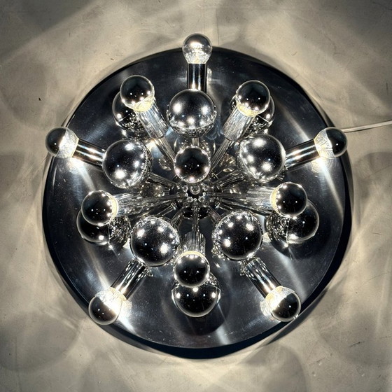 Image 1 of Lampada da parete e soffitto Cosack Sputnik cromata, anni '60