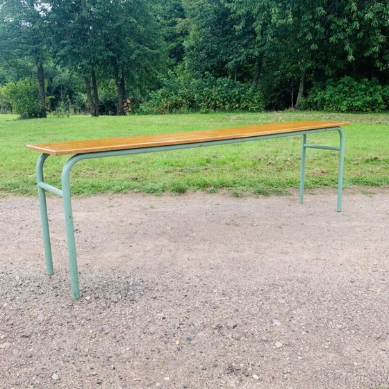 Image 1 of Grande table d’école - 2m44