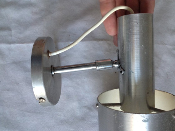 Image 1 of Applique Vintage Orientable, Alu Brossé, France 1970