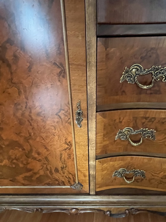 Credenza con impiallacciatura in radica di noce – Credenze, Wood (photo 3 of 8)