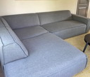 Fest Amsterdam 5-seater corner sofa in light grey