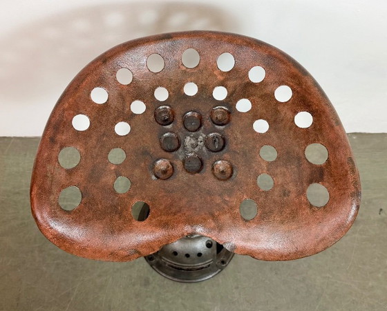 Image 1 of Vintage Industrial Swivel Chair, 1950s