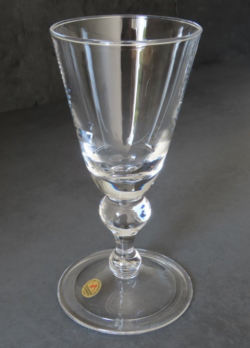 Set di 7 bicchieri di cristallo Royal Leerdam - Baluster - Restauro Colonial Williamsburg