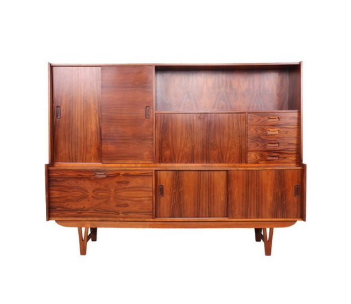 Vintage Dutch design buffet cabinet with asymmetrical layout, 1960s