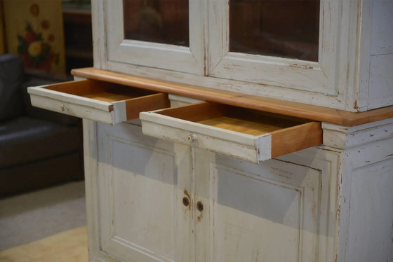 Nineteenth-century two-body buffet in cherry wood. – Display cabinets, Vintage (photo 5 of 13)