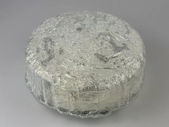 Image 1 of 60er 70er Jahre Deckenlampe Glashütte Limburg Germany Plafoniere Space Age