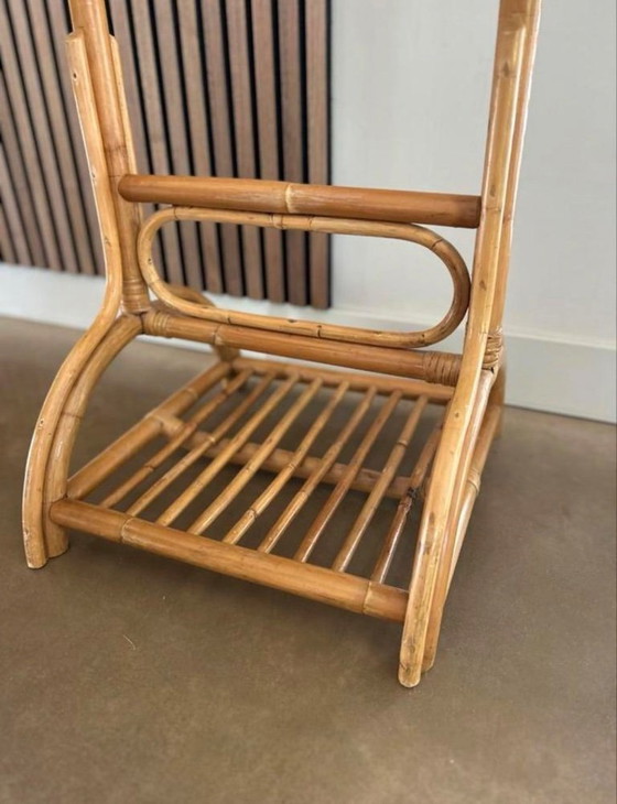 Image 1 of valet de chambre vintage en bambou