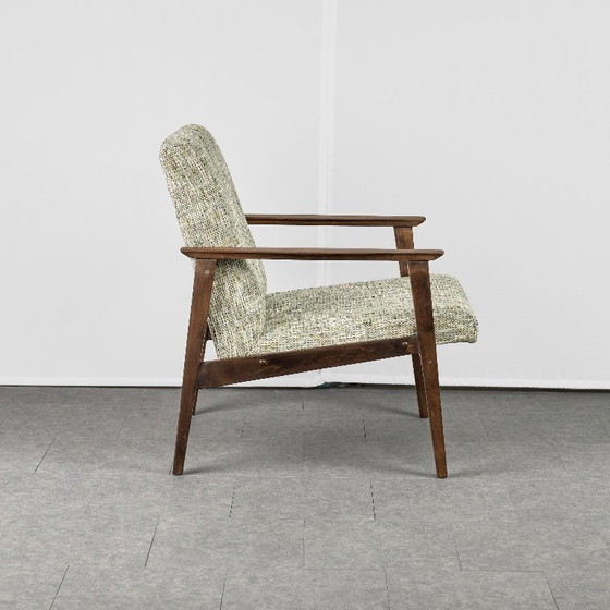 Vintage Armchair, 1960s, Czechoslovakia, Wood, Brown (photo 5 of 14)