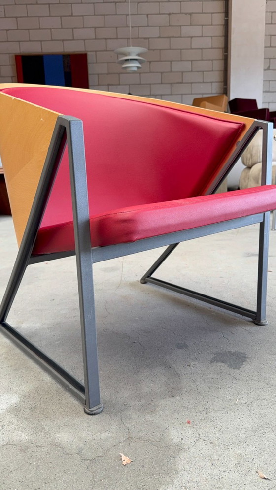 Silla Mondi Soft de Jouko Järvisalo (Stock: 2) – Sillas y sillones, Leather, Metal (photo 5 of 18)