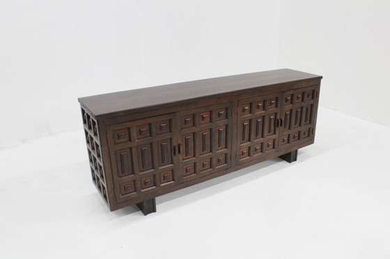 Image 1 of Vintage Brutalist sideboard, Spain, 1970s
