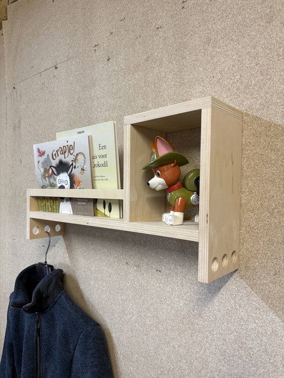 Image 1 of Wandregal - Garderobenständer - Bücherregal