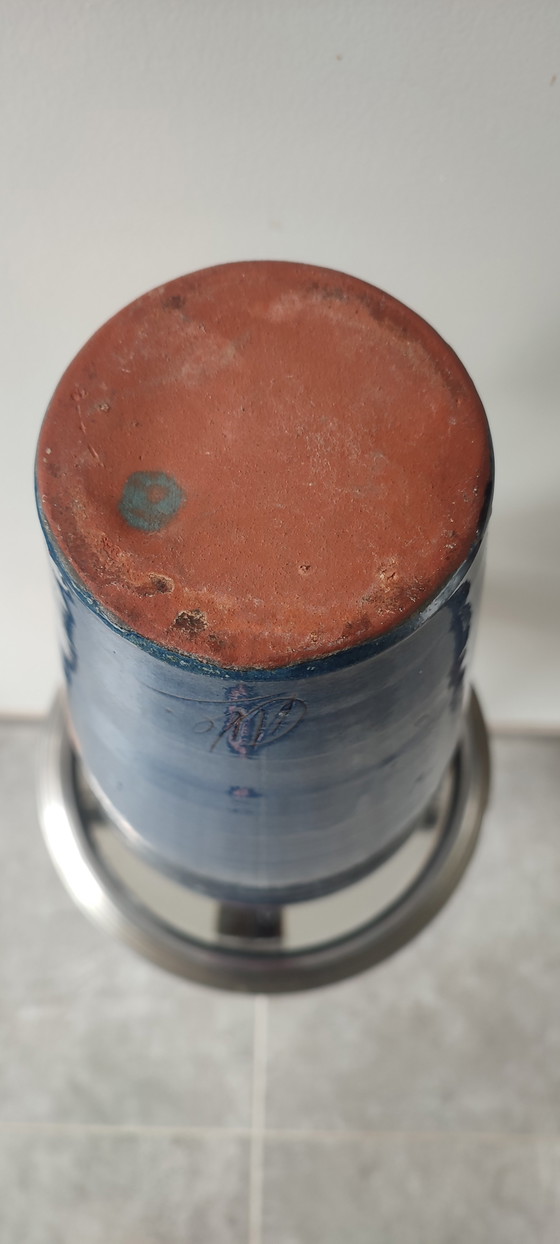 Image 1 of Large ceramic vase of 39 cm Atelier Thomas BUXÓ (1970)