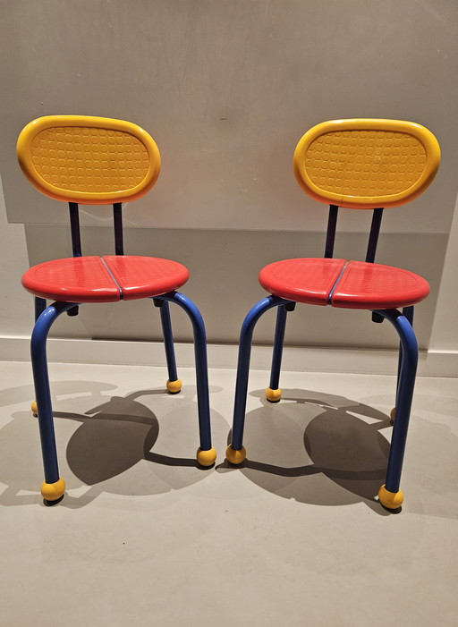 IKEA Knut & Marianne Hagberg Modellpuzzle im Memphis-Stil der 80er Jahre