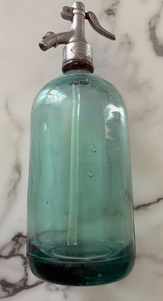 Image 1 of Siphon ancien turquoise