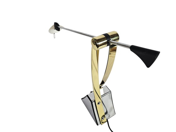 Image 1 of Brilliant-Leuchten - Table lamp - Model 06248 - Memphis Style - Brass - Germany - 90'S