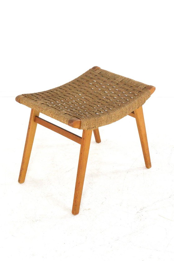 Tabouret de style Audoux Minet vintage – Poufs & repose-pieds, Wood (photo 9 of 17)