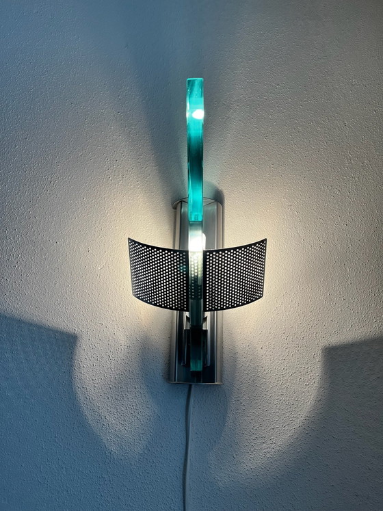 Artemide 1986, Icaro Wall light by Carlo Forcolini – Chrome, Glass (photo 5 of 5)