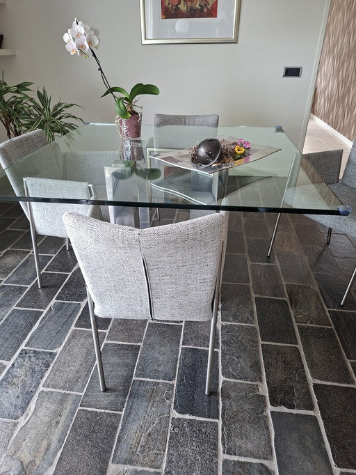 Table à manger design en verre Beekcollection