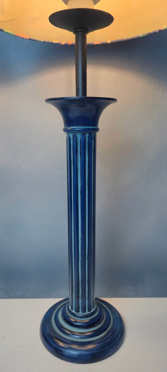 Image 1 of Set neoklassizistischer blauer Tischlampen