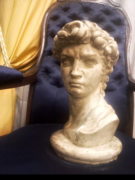 Bust of David Michelangelo, handcrafted in 2000