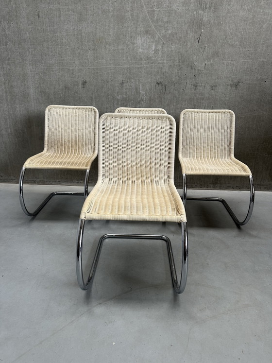 Image 1 of Set/4 Vintage Tecta stoelen Ludwig Mies van der Rohe ‘70