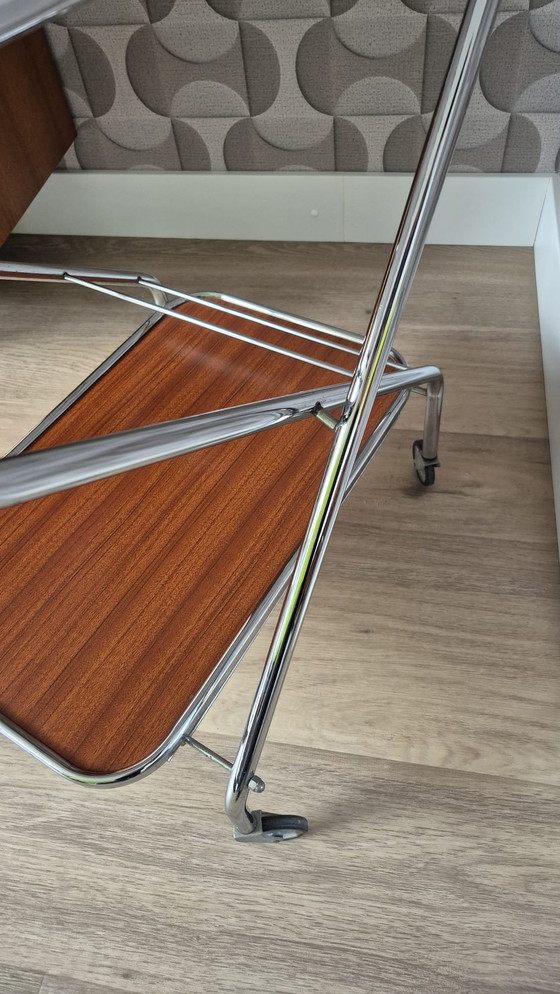 Image 1 of Vintage mid-century serving trolley