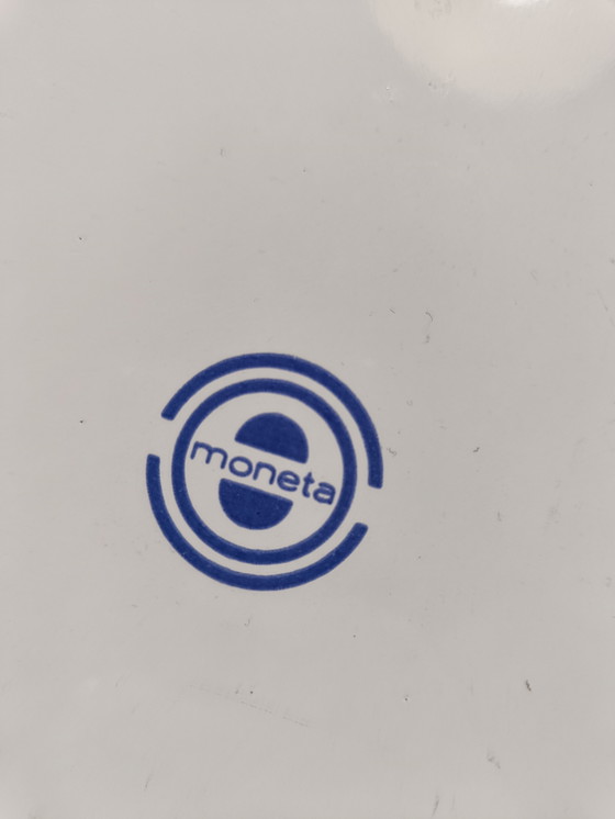 Image 1 of Vintage Italiaanse emaille kookgerei set – Moneta, jaren 70, bloemenmotief