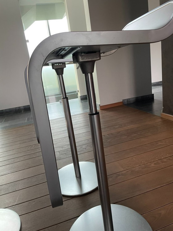 Image 1 of 2 pezzi Lem Sgabello da bar con struttura in acciaio inossidabile